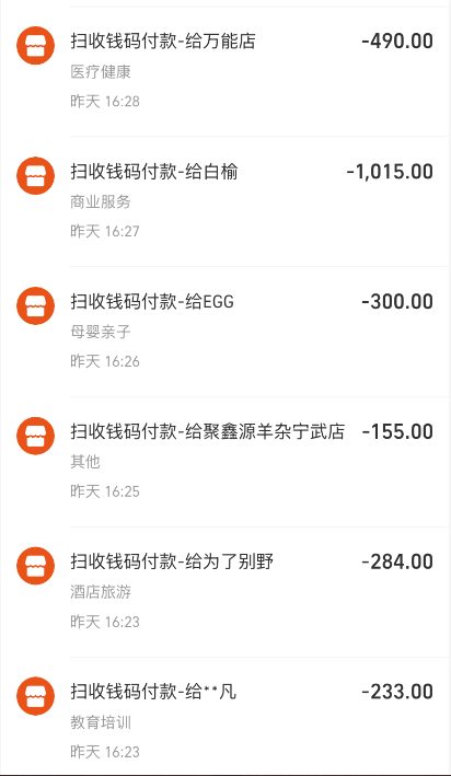部分成交记录 3